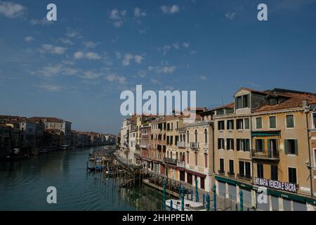 A view of Venice during lockdown caused by coronavirus disease Stock Photo