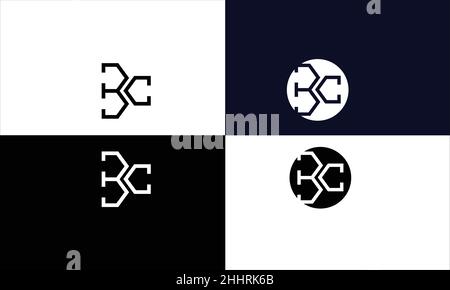 SN, NS Abstract Letters Logo monogram Stock Vector