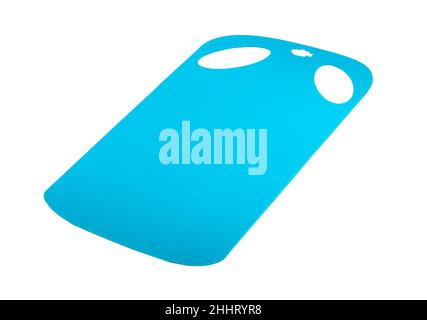 plastic kitchen cutting board isolated on the white Stock Photo