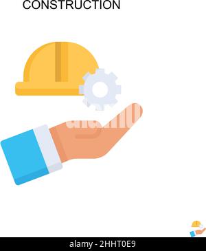 Construction Simple vector icon.Perfect color modern pictogram on editable stroke. Construction icons for your business project Stock Vector
