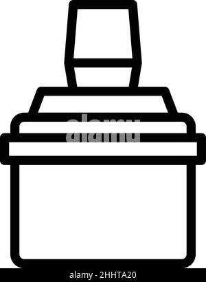 Osmosis tank icon outline vector. Water filter. System purification Stock Vector