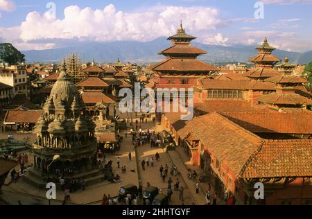 Durbar Square, Patan, (Lalitpur), Nepal Stock Photo