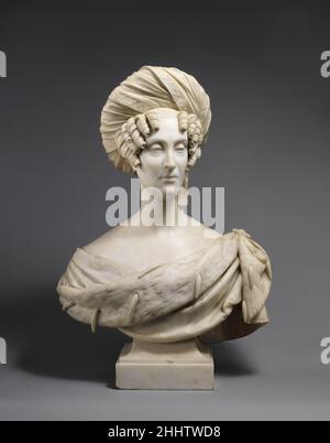 Marie-Amélie, Queen of the French 1841 Baron François Joseph Bosio The subject was the wife of King Louis-Philippe. A marble of 1839 is at Versailles. This example was sent in 1841 to Duke Ferdinand of Saxe Coburg-Gotha, into whose family two of the queen's children were married.. Marie-Amélie, Queen of the French  207814 Stock Photo