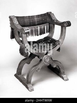 A 15th-century Dantesca-type hip-joint armchair from the Renaissance ...