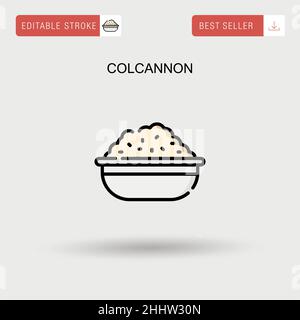 Colcannon Simple vector icon Stock Vector Image & Art - Alamy