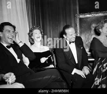 Ludovic Kennedy with his actress wife Moira Shearer, and children Ailsa ...