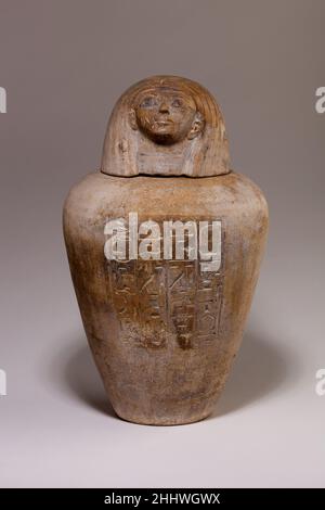 The Canopic Jar of Ruiu, an ancient Egyptian artifact, was used to ...