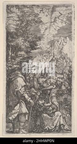 The Rest on the Flight into Egypt Albrecht Altdorfer German. The Rest on the Flight into Egypt  429756 Stock Photo