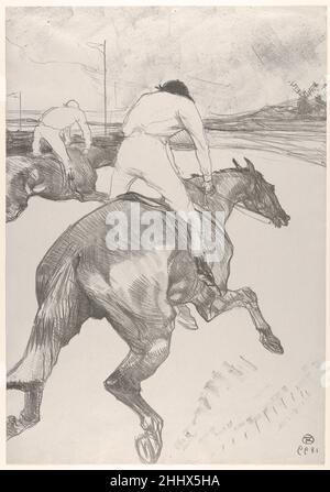 The Jockey 1899 Henri de Toulouse-Lautrec French. The Jockey  333898 Stock Photo