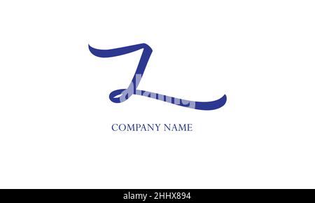 Alphabet Z logo artistic or symbolic design abstract monogram text vector template Stock Vector