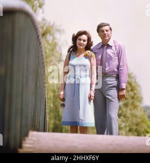 The Romanian actors Stela Popescu & Silviu Stanculescu, approx. 1979 Stock Photo