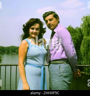 The Romanian actors Stela Popescu & Silviu Stanculescu, approx. 1979 Stock Photo