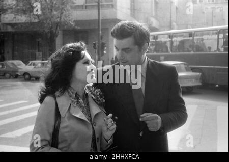 The Romanian actors Stela Popescu & Silviu Stanculescu, approx. 1979 Stock Photo