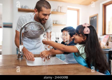 Remember to get in between your fingers Stock Photo