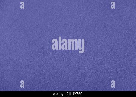 Texture of satin fabric in the color of the year 2022 very peri, top view Stock Photo