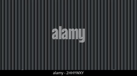 Industrial panoramic dark background, many vertical lines - Vector illustration Stock Vector