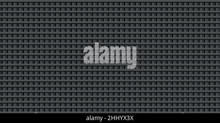 Industrial panoramic dark background, many intersecting lines - Vector illustration Stock Vector