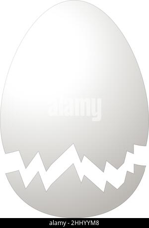 Little eggshell icon cartoon vector. Easter chicken Stock Vector
