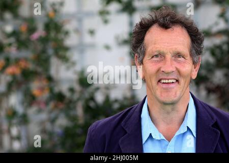 Monty Don, pictured at Hay on the 31st of May 2019. Montagu Denis Wyatt Don OBE is a British horticulturist, broadcaster, and writer who is best known Stock Photo