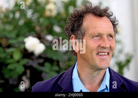 Monty Don, pictured at Hay on the 31st of May 2019. Montagu Denis Wyatt Don OBE is a British horticulturist, broadcaster, and writer who is best known Stock Photo