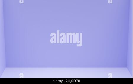 Purple Color Rendering Background with corner and walls in rooms in purple color. 3d rendering ...
