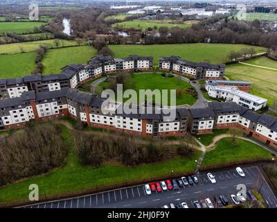 Limerick, Ireland-January, 23, 2022. View on the Campus of the University of Limerick. Stock Photo