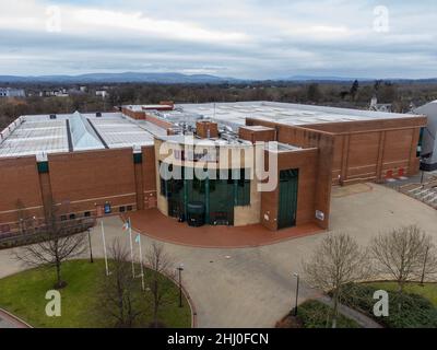 Limerick, Ireland-January, 23, 2022. View on the Campus of the University of Limerick. Stock Photo