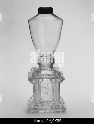 Whale Oil Lamp 1830–40 Probably New England Glass Company. Whale Oil Lamp  5459 Stock Photo