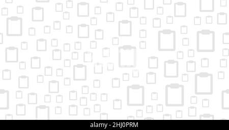 Stationery background, school notepad seamless pattern. Stock vector Stock Vector