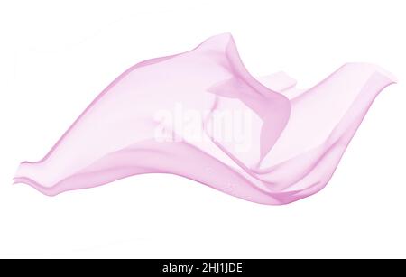 Smooth Elegant Transparent Red Cloth Separated on Gray Background. Stock  Photo - Image of flutter, chiffon: 100274434