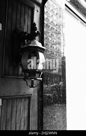 Monochrome Street lamp Stock Photo
