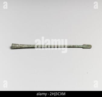 Roman Building Chisel Chisel or ligula, Roman, Bronze, Other: 3 3/4 in. (9.5 cm), Bronzes ...