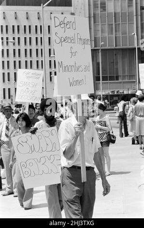 Atlanta Georgia Protesting the Supreme Courts Bakke Decision 1978 Stock Photo Alamy