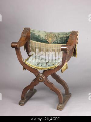 A 15th-century Dantesca-type hip-joint armchair from the Renaissance ...
