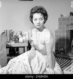 Lita Roza, English Singer, pictured 1957. Stock Photo