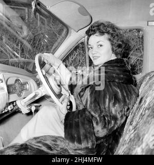 Lita Roza, English Singer, pictured 1957. Stock Photo