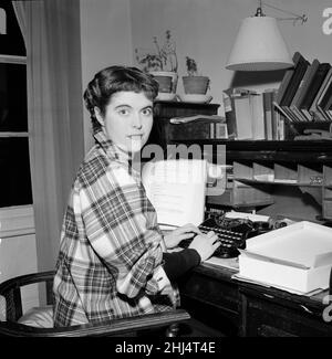 Lynne Reid-Banks, playwright and childrens author. 3rd January 1956. H138-1. Stock Photo