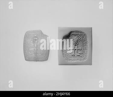 Amulet inscribed in Middle Persian script ca. 4th century A.D. Sasanian. Amulet inscribed in Middle Persian script  327388 Stock Photo