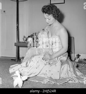 Lita Roza, English Singer, pictured 1957. Stock Photo