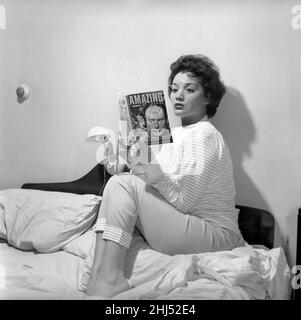 Lita Roza, English Singer, pictured 1957. Stock Photo