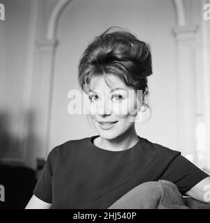 Irina Demick, french actress, in the UK for premiere of new film, The ...