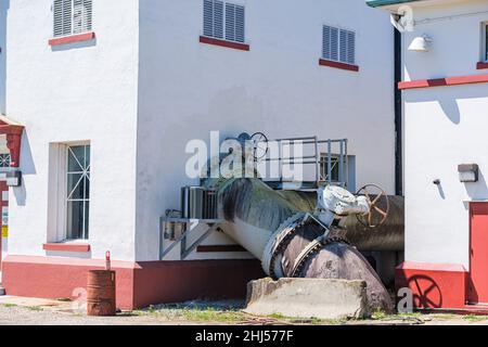 NEW ORLEANS, LA, USA - JUNE 12, 2020: New Orleans Pump Station on Oak Street Stock Photo