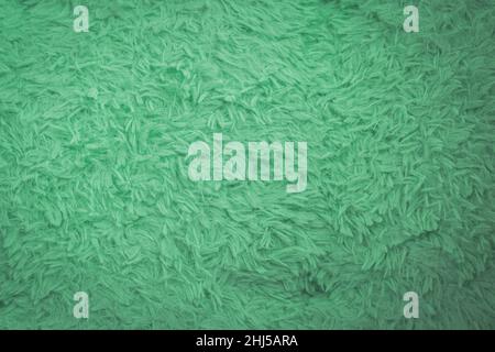 Beautiful sparkling artificial blue fur texture background Stock Photo