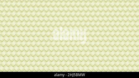 Panoramic yellow - orange wicker background, repeating elements - Vector illustration Stock Vector