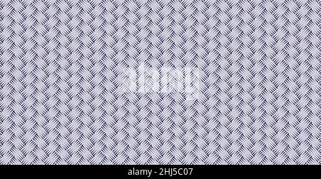 Panoramic blue wicker background, repeating elements - Vector illustration Stock Vector