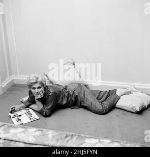 Actress Kim Novak. 3rd June 1956. Stock Photo