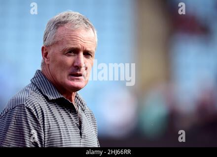 File photo dated 06-09-2015 of coach Kieran Crowley. New Zealander Kieran Crowley is now at the coaching helm, and while the Azzurri will undoubtedly have their moments, an opening three rounds that see them face France, England and Ireland could hardly be tougher for a country that last won a Six Nations game in 2015. Issue date: Thursday January 27, 2022. Stock Photo