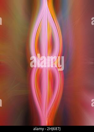 Twisted Light Fibers Background. desktop wallpaper Colorful Light, abstract Twisted Fibers background Stock Photo
