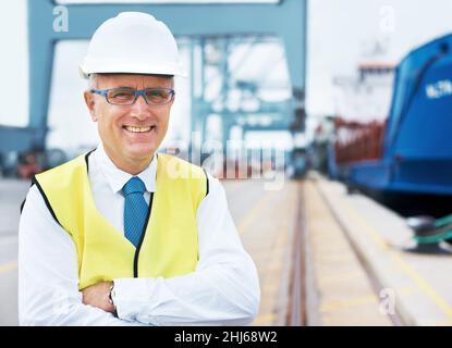 Ready for a hard day at work Stock Photo