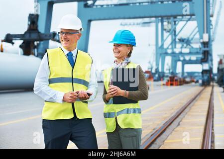 How to get on with your work colleagues Stock Photo